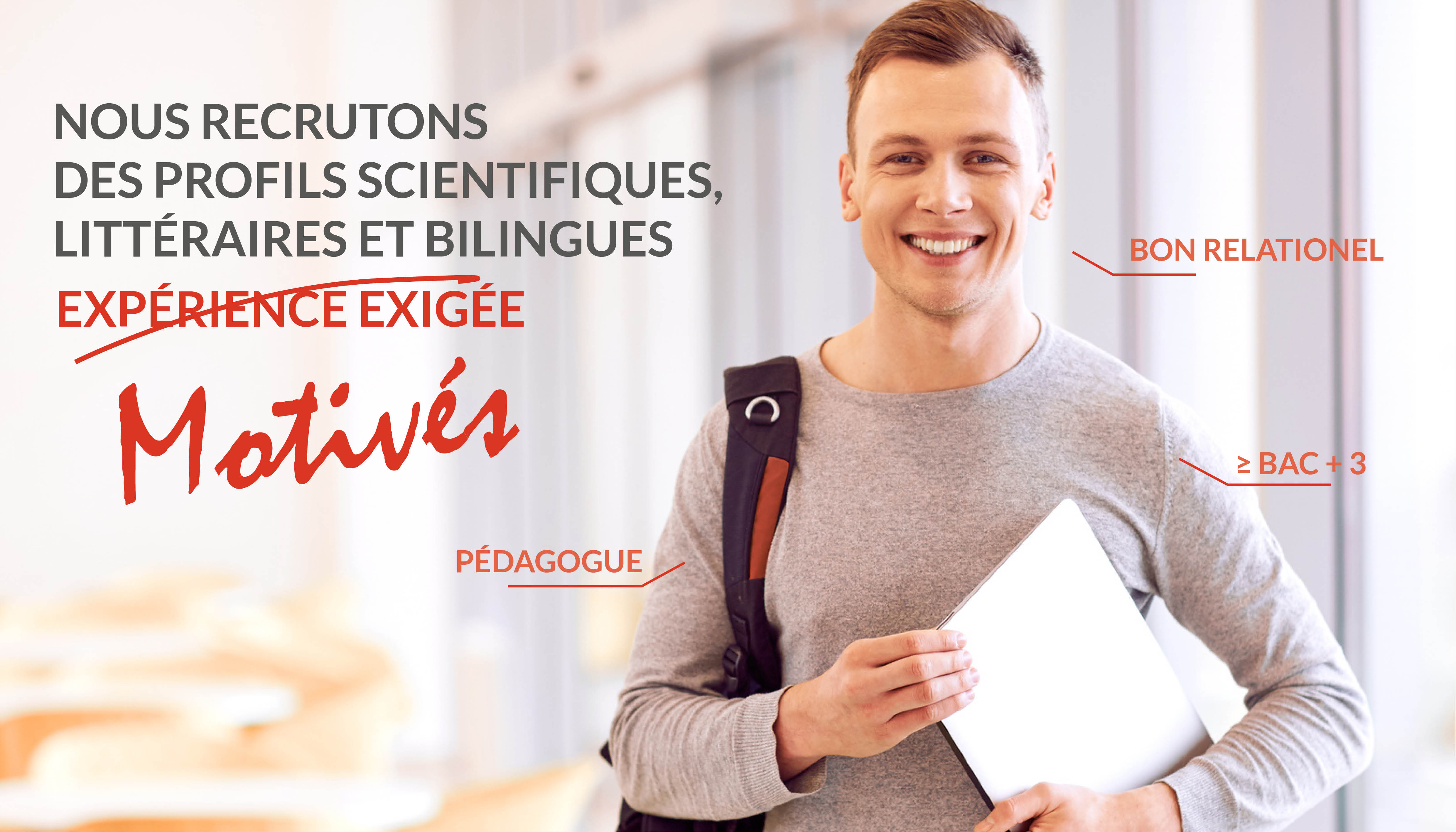 campagne de recrutement - ABC COURS PARTICULIERS - JOB EMPLOI