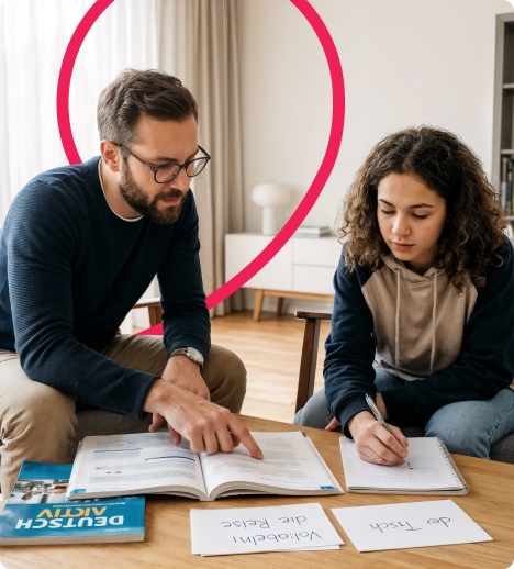 Cours particuliers d'Allemand avec professeur à domicile
