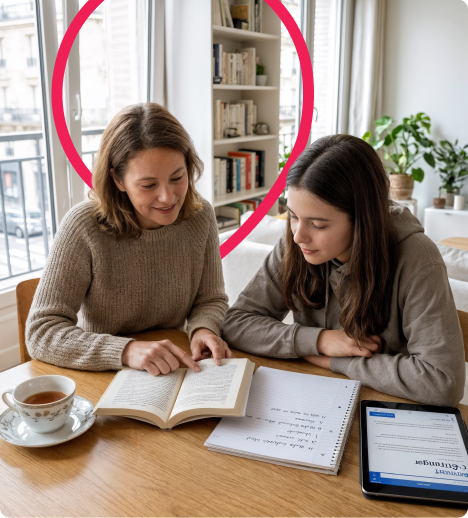 Cours particuliers de Français avec professeur à domicile